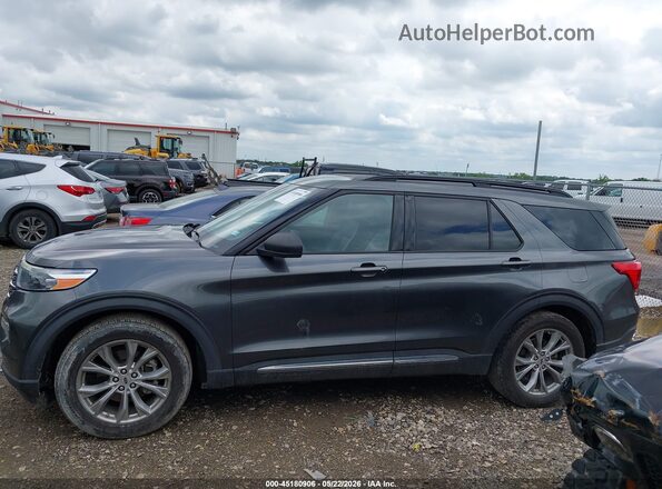 1FMSK7DH1LGA61795 2020 FORD EXPLORER Gray Սալոնի 360 աստիճան տեսք