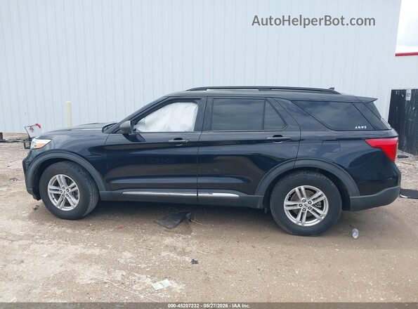 1FMSK7DH1LGB11367 2020 FORD EXPLORER Черный Панорамный вид салона 360°
