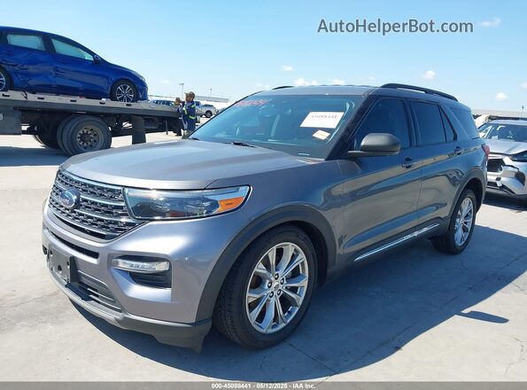 1FMSK7DH1MGA61314 2021 FORD EXPLORER Gray 