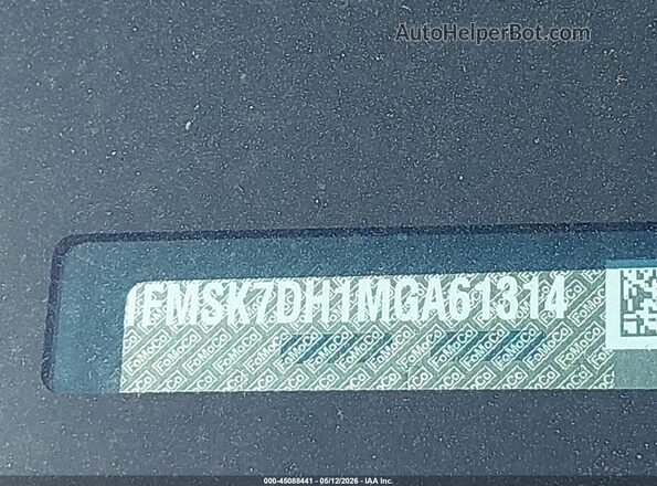 1FMSK7DH1MGA61314 2021 FORD EXPLORER Gray 