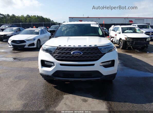 1FMSK7DH1MGB11564 2021 FORD EXPLORER White Вид задньої частини салону