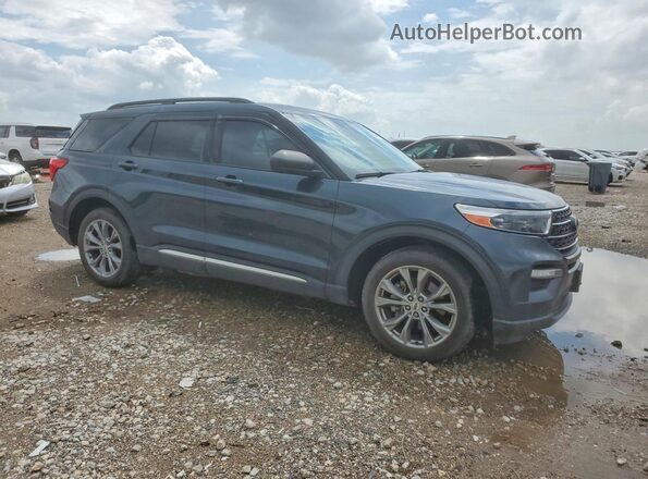1FMSK7DH1NGA81130 2022 FORD EXPLORER Blue Передня права чверть