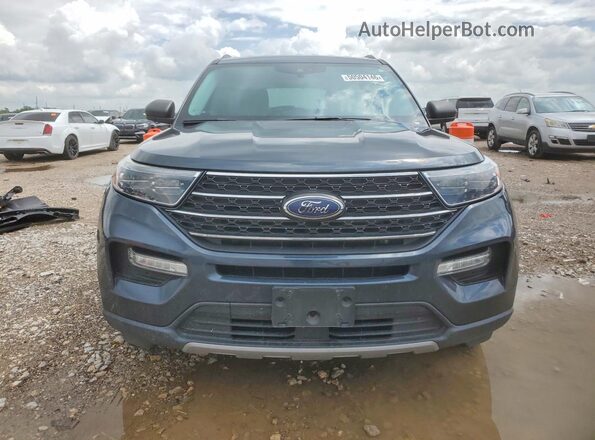 1FMSK7DH1NGA81130 2022 FORD EXPLORER Blue Вид спереду