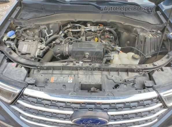 1FMSK7DH1NGA81130 2022 FORD EXPLORER Blue Вид підкапотного простору
