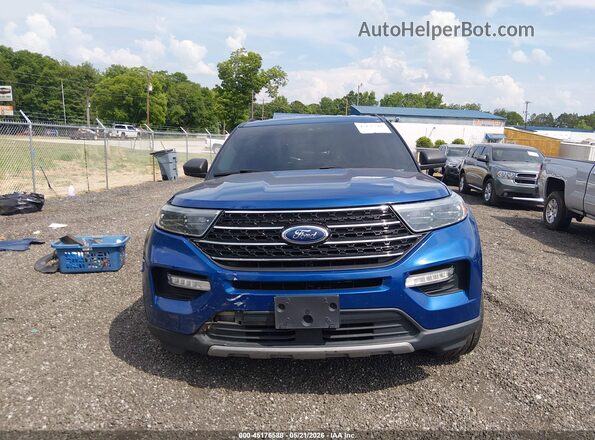 1FMSK7DH2LGD05597 2020 FORD EXPLORER Синий Вид задней части салона