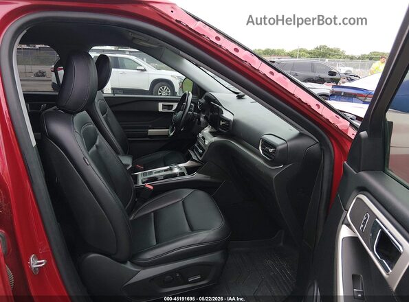 1FMSK7DH2LGD15739 2020 FORD EXPLORER Red Front interior view