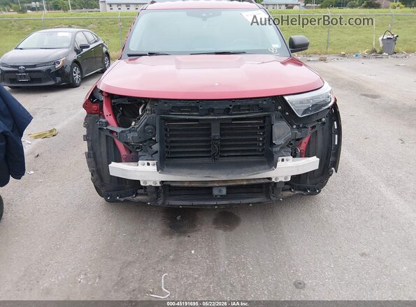 1FMSK7DH2LGD15739 2020 FORD EXPLORER Red Front view