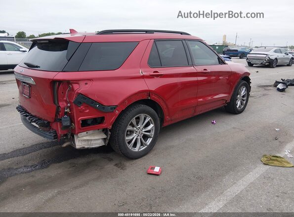 1FMSK7DH2LGD15739 2020 FORD EXPLORER Red Rear right