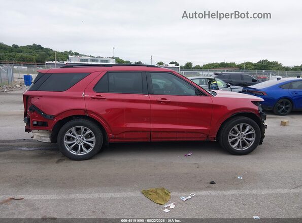 1FMSK7DH2LGD15739 2020 FORD EXPLORER Red 360 interior view