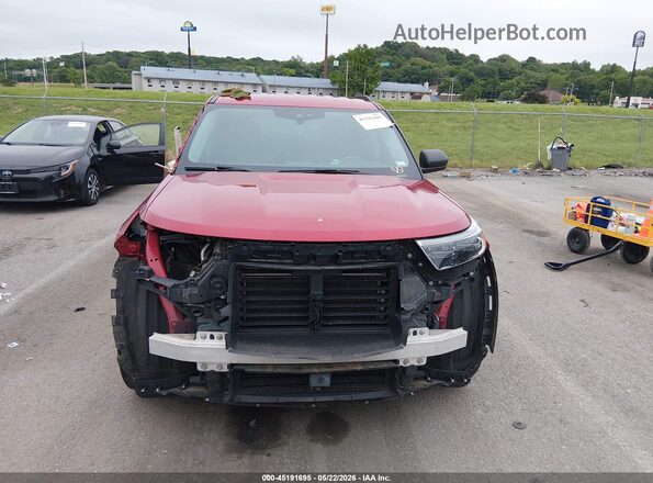 1FMSK7DH2LGD15739 2020 FORD EXPLORER Red Rear interior view