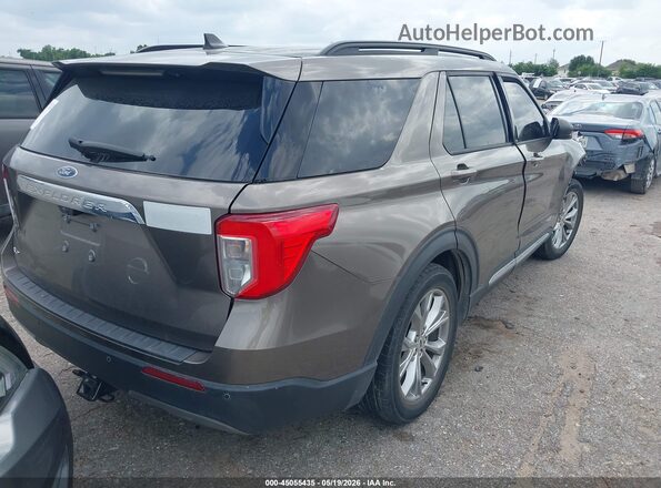 1FMSK7DH2MGA60799 2021 FORD EXPLORER Brown უკანა მარჯვენა