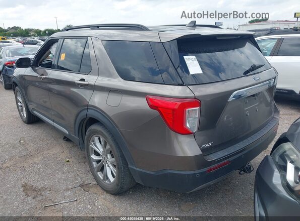 1FMSK7DH2MGA60799 2021 FORD EXPLORER Brown უკანა მარცხენა