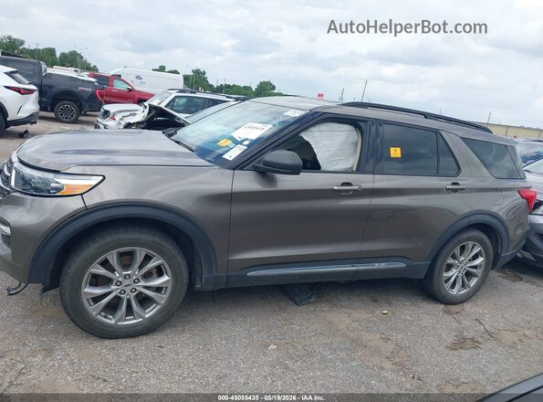 1FMSK7DH2MGA60799 2021 FORD EXPLORER Brown სალონის 360-გრადუსიანი ხედი