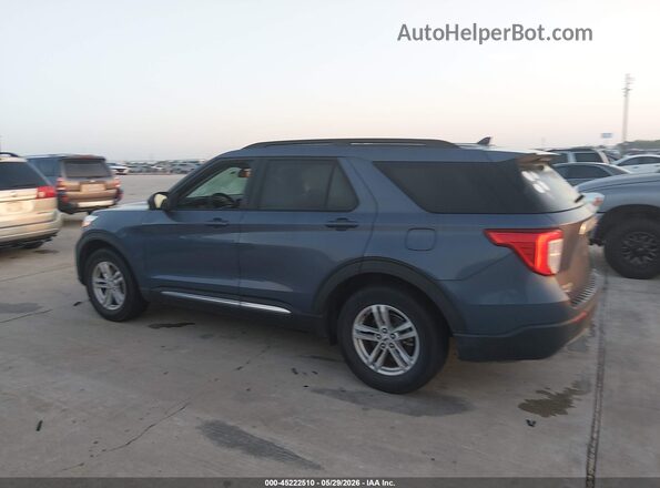 1FMSK7DH2MGA99733 2021 FORD EXPLORER Light Blue 360 interior view