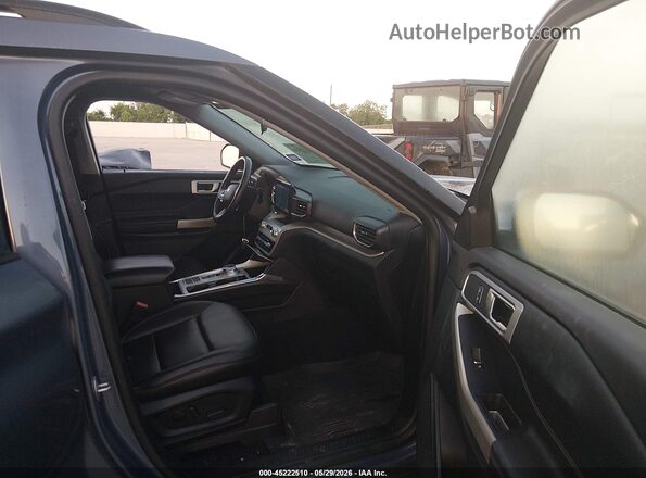 1FMSK7DH2MGA99733 2021 FORD EXPLORER Light Blue Front interior view