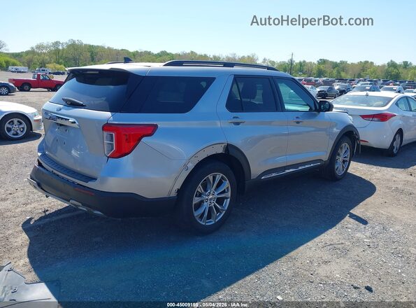 1FMSK7DH2MGC51395 2021 FORD FORD EXPLORER Silver უკანა მარჯვენა