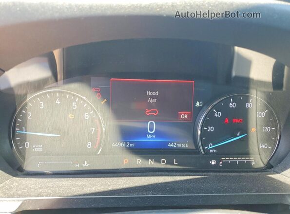 1FMSK7DH2NGC03381 2022 FORD EXPLORER Black Instrument cluster view