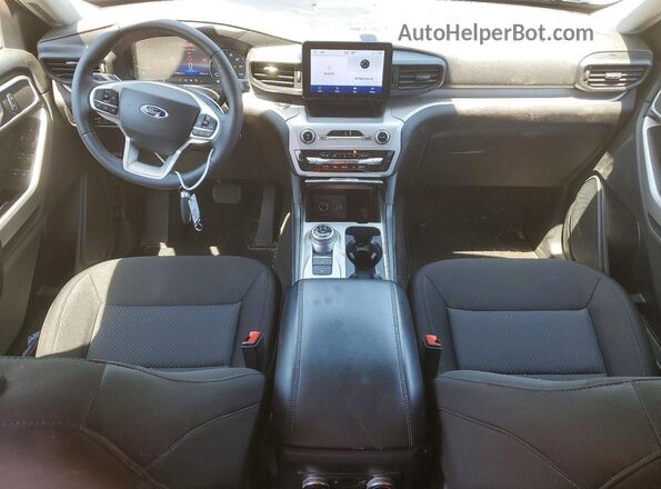 1FMSK7DH2NGC03381 2022 FORD EXPLORER Black Dashboard view