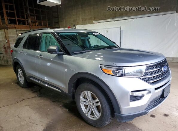 1FMSK7DH2RGA03848 2024 FORD FORD EXPLORER Silver Передня права чверть