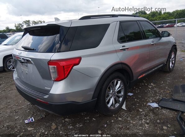1FMSK7DH3LGB80304 2020 FORD EXPLORER Silver Задня права чверть