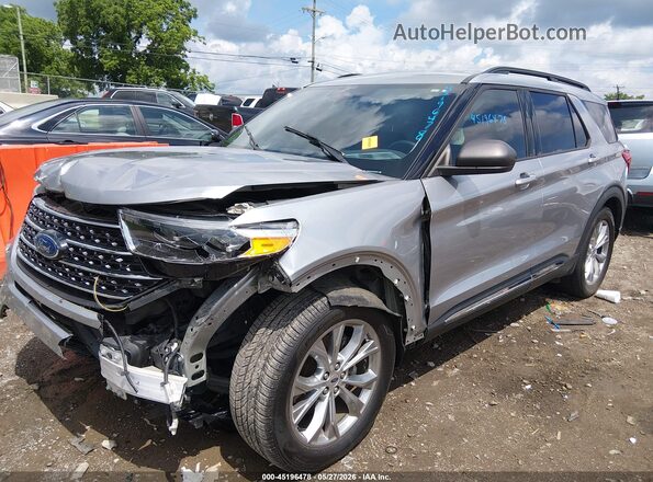 1FMSK7DH3LGB80304 2020 FORD EXPLORER Silver Передня ліва чверть