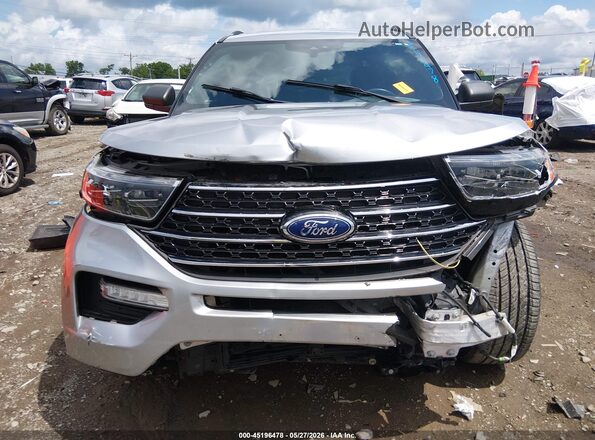 1FMSK7DH3LGB80304 2020 FORD EXPLORER Silver Вид щитка приладів