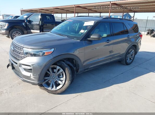 1FMSK7DH3MGA60570 2021 FORD EXPLORER Gray Przód lewy