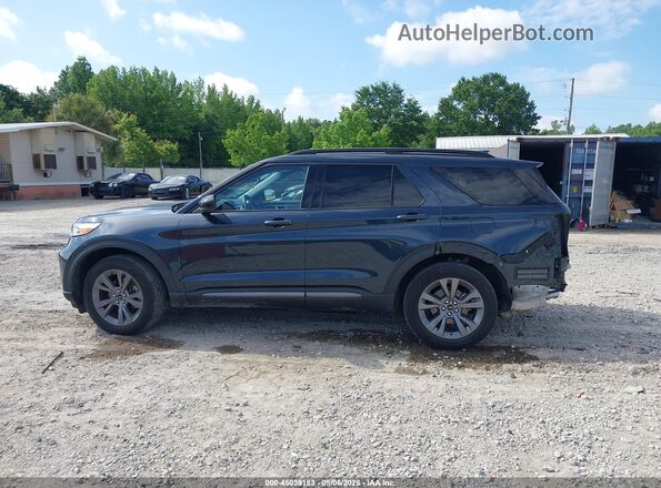 1FMSK7DH3NGA18708 2022 FORD FORD EXPLORER Black Սալոնի 360 աստիճան տեսք