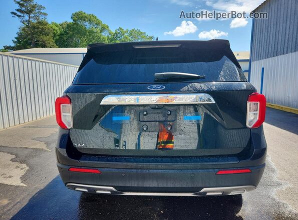 1FMSK7DH3NGA51420 2022 FORD EXPLORER Black უკანა ხედი