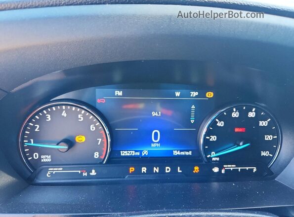 1FMSK7DH3NGA51420 2022 FORD EXPLORER Black ხელსაწყოთა პანელის ხედი