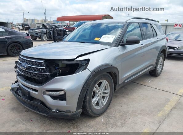 1FMSK7DH3PGA47791 2023 FORD EXPLORER Silver Передня ліва чверть