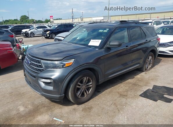 1FMSK7DH4LGB04414 2020 FORD FORD EXPLORER Gray Trasero derecho