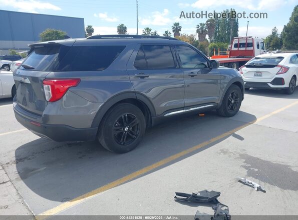 1FMSK7DH4MGA31739 2021 FORD EXPLORER Серый Задняя правая четверть