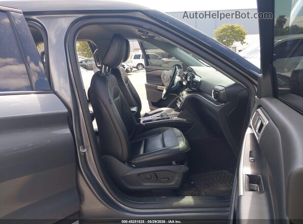 1FMSK7DH4MGA31739 2021 FORD EXPLORER Серый Вид салона спереди