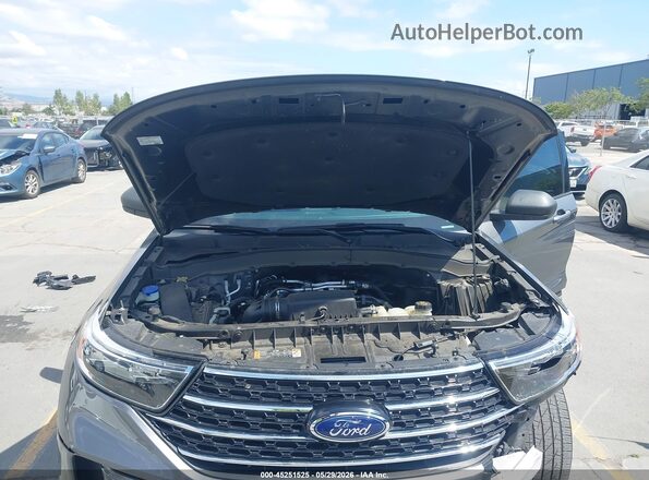 1FMSK7DH4MGA31739 2021 FORD EXPLORER Серый Вид сзади