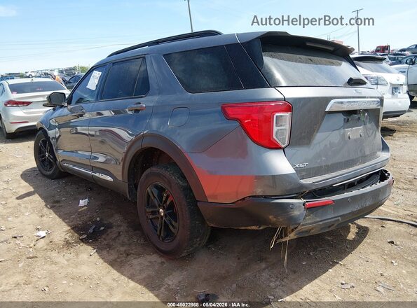 1FMSK7DH5NGA16619 2022 FORD FORD EXPLORER Gray Задня ліва чверть