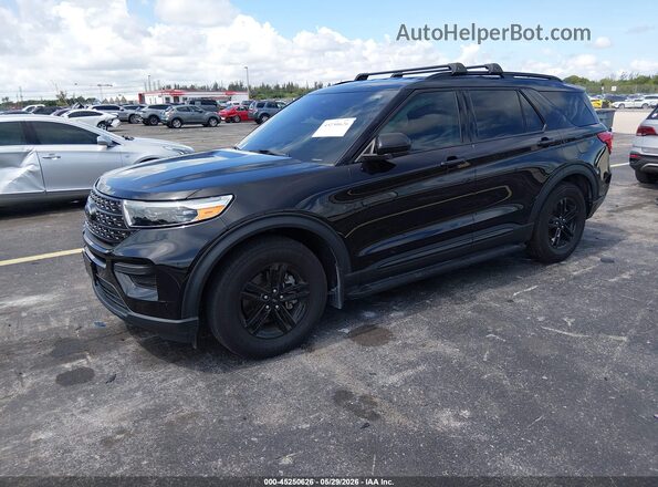 1FMSK7DH5NGC45916 2022 FORD EXPLORER Black Front left