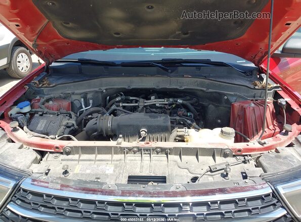 1FMSK7DH5PGA76614 2023 FORD FORD EXPLORER Red Вид ззаду
