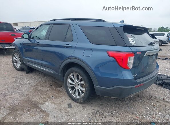1FMSK7DH6LGA52428 2020 FORD FORD EXPLORER Blue Հետևի ձախ