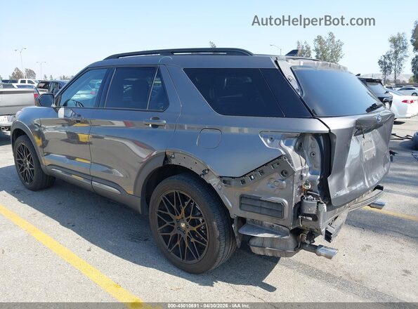 1FMSK7DH6MGA05739 2021 FORD FORD EXPLORER Gray Задня ліва чверть