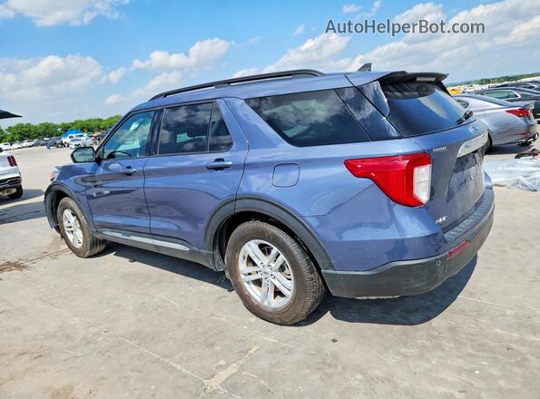 1FMSK7DH6MGA52303 2021 FORD EXPLORER Blue Задня ліва чверть