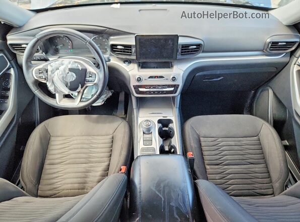 1FMSK7DH6MGA52303 2021 FORD EXPLORER Blue Вид панелі приладів