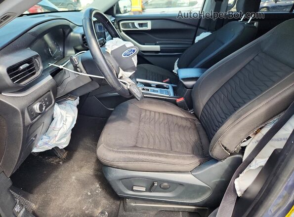 1FMSK7DH6MGA52303 2021 FORD EXPLORER Blue Вид салону спереду