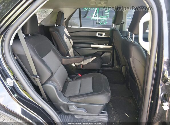 1FMSK7DH6PGA63628 2023 FORD EXPLORER Black Vista de la etiqueta del VIN