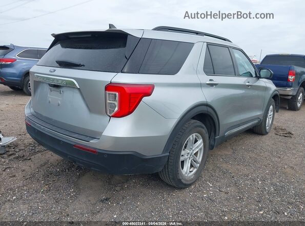 1FMSK7DH6RGA87902 2024 FORD FORD EXPLORER Silver Rear right