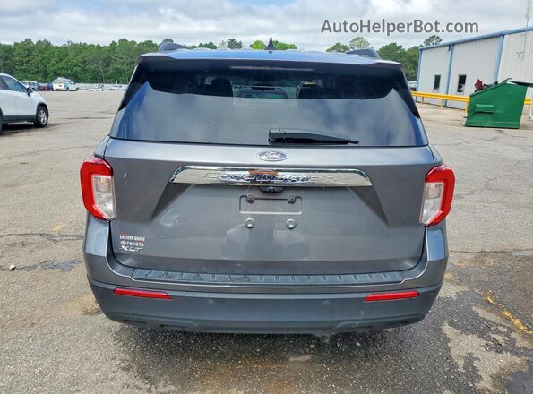 1FMSK7DH7MGA57347 2021 FORD EXPLORER Gray უკანა ხედი