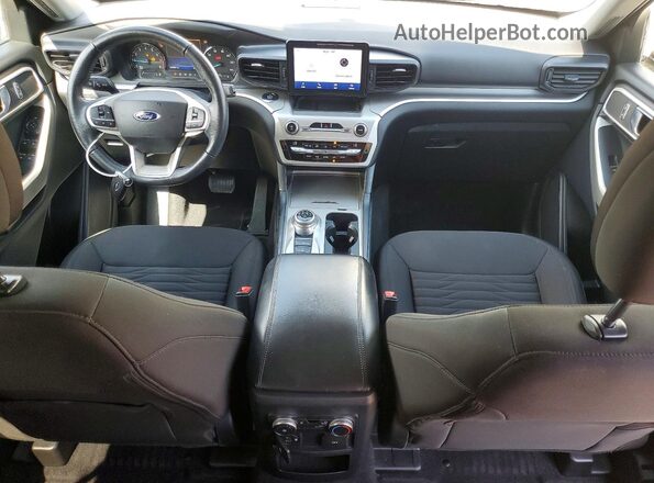 1FMSK7DH7MGA57347 2021 FORD EXPLORER Gray წინა პანელის ხედი