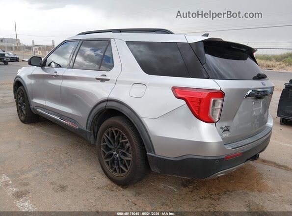 1FMSK7DH7MGC15587 2021 FORD EXPLORER Silver Հետևի ձախ