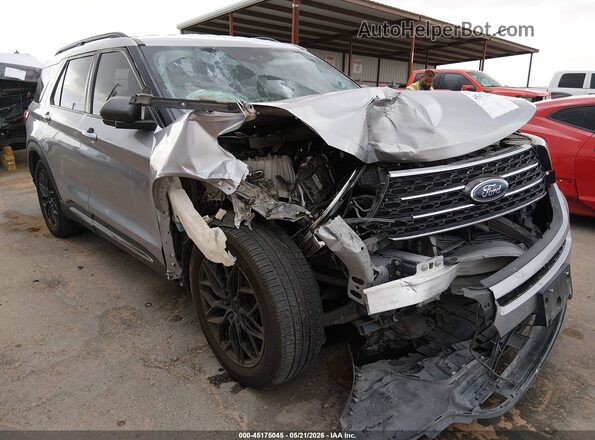 1FMSK7DH7MGC15587 2021 FORD EXPLORER Silver Դիմացի տեսք