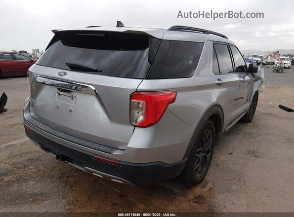 1FMSK7DH7MGC15587 2021 FORD EXPLORER Silver Հետևի աջ